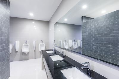 Renovated Office Bathroom
